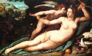 Venus and Cupid ALLORI Alessandro